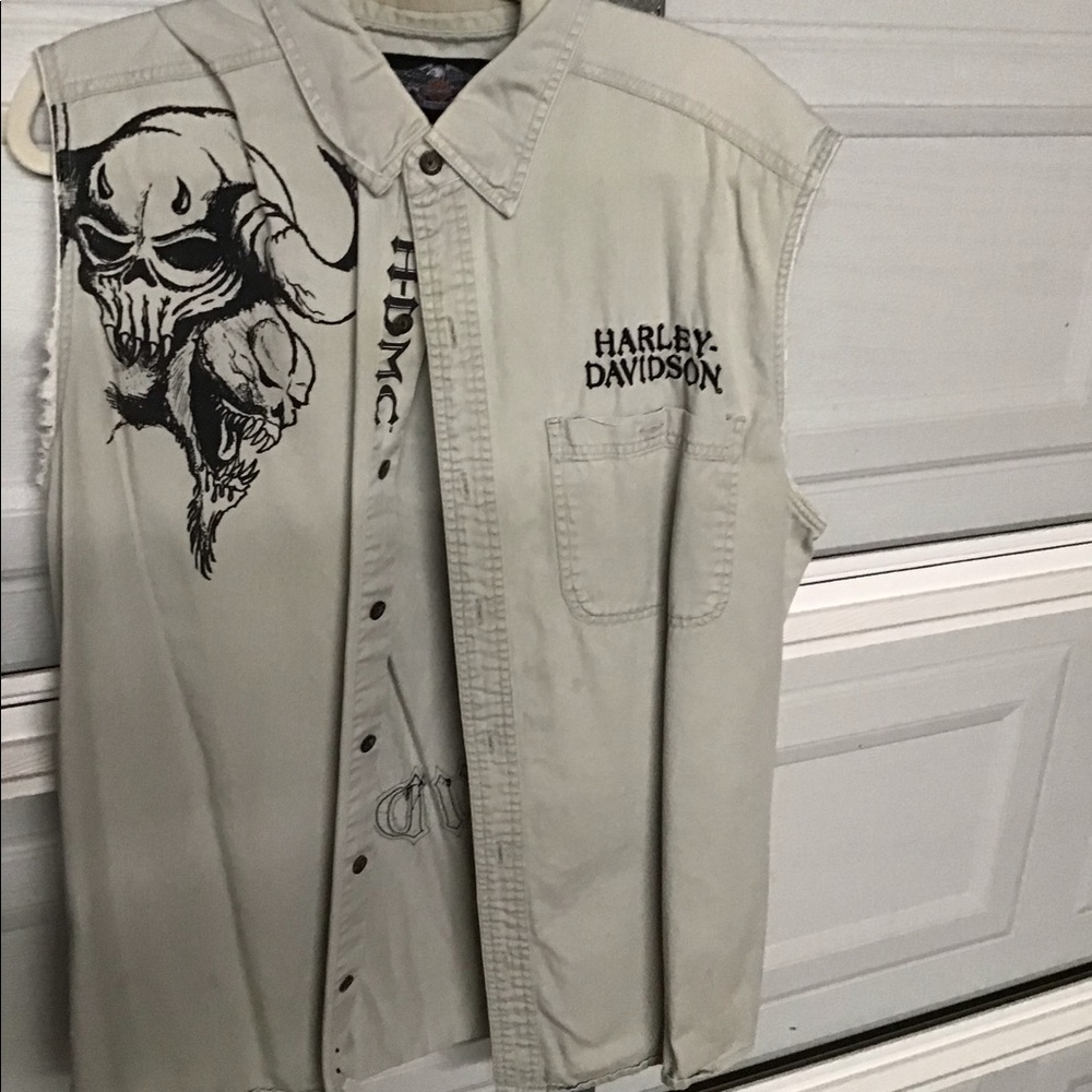 Harley Davidson sleeveless